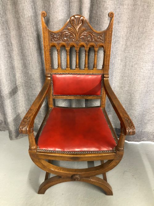 SET OF 8 OAK DINING CHAIRS - ADDITIONAL PHOTO 5