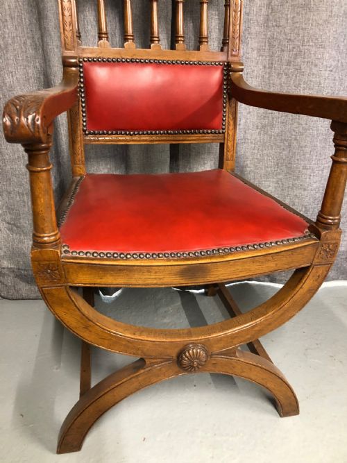 SET OF 8 OAK DINING CHAIRS - ADDITIONAL PHOTO 6
