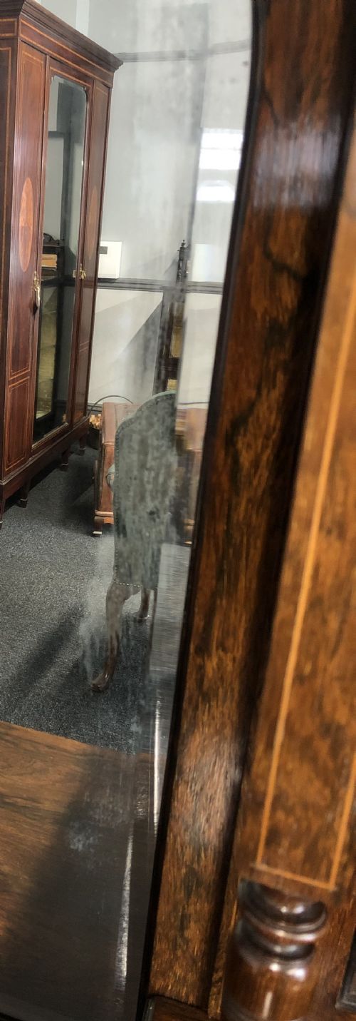 EDWARDIAN INLAID ROSEWOOD MIRROR BACK SIDEBOARD - ADDITIONAL PHOTO 3