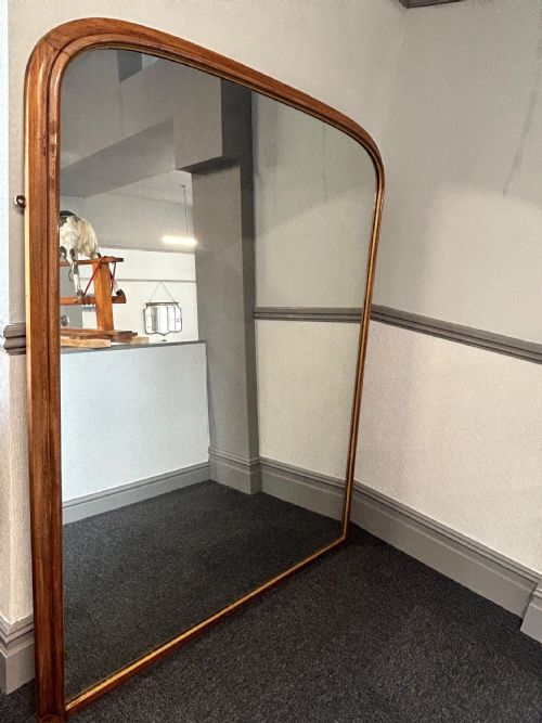 antique large overmantel mirror - CATEGORY: ANTIQUE MIRRORS - DATED VICTORIAN