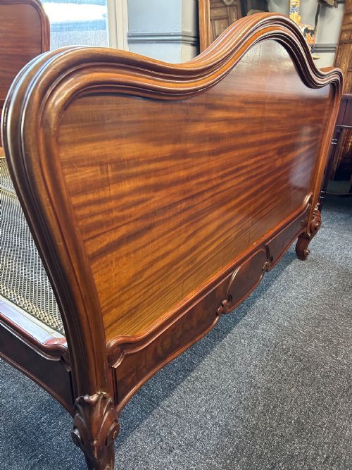 FRENCH MAHOGANY BED - ADDITIONAL PHOTO 4