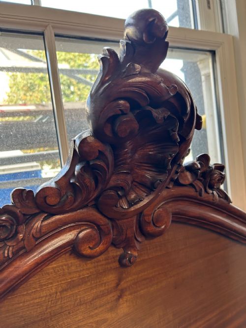FRENCH MAHOGANY BED - ADDITIONAL PHOTO 5