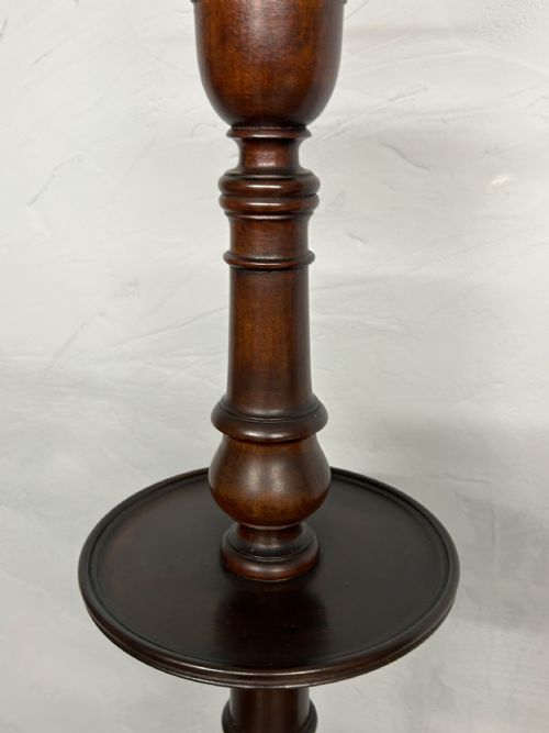 MAHOGANY STANDARD LAMP - ADDITIONAL PHOTO 3