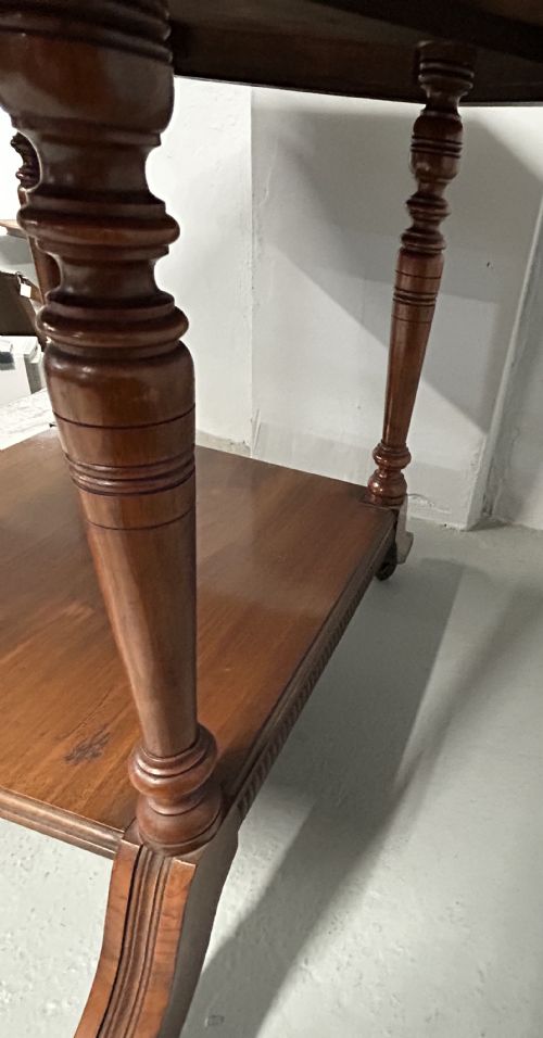 EDWARDIAN WALNUT OCCASIONAL TABLE - ADDITIONAL PHOTO 1