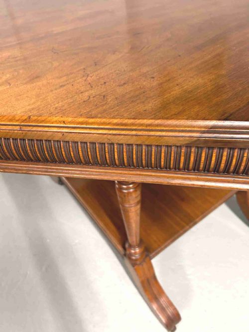 EDWARDIAN WALNUT OCCASIONAL TABLE - ADDITIONAL PHOTO 4