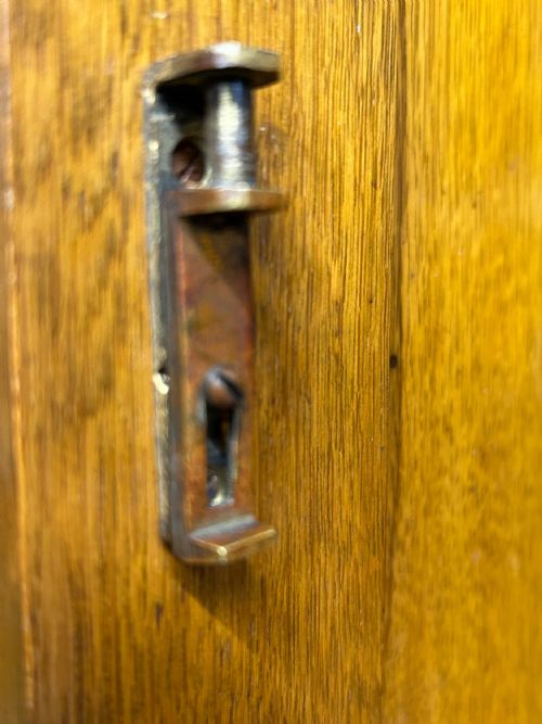 EARLY 20TH CENTURY LIGHT OAK STORAGE CABINET - ADDITIONAL PHOTO 3