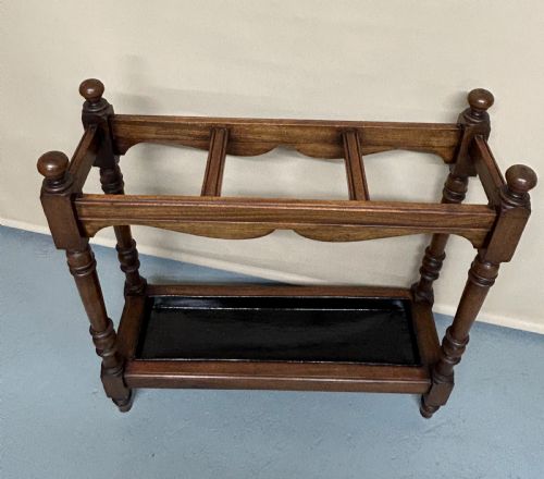 MAHOGANY STICKUMBRELLA STAND - ADDITIONAL PHOTO 1