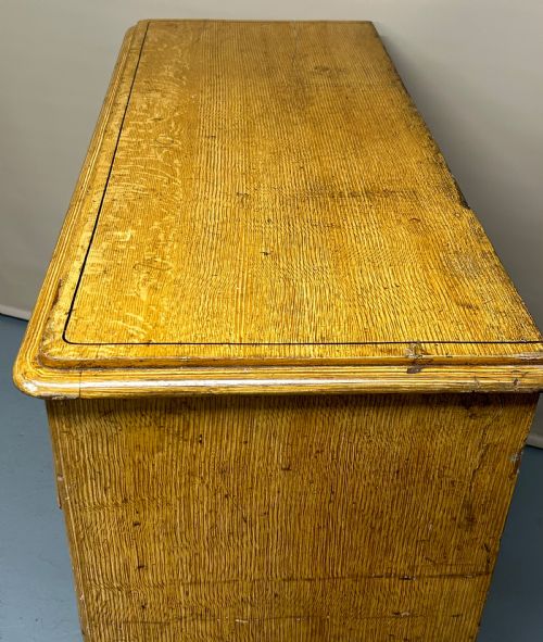 PINE SCUMBLED CHEST OF DRAWERS - ADDITIONAL PHOTO 2