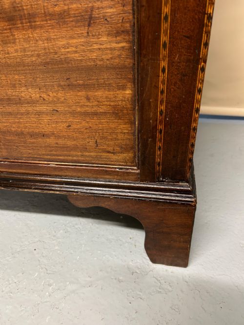 LARGE GEORGIAN MAHOGANY CHEST OF DRAWERS - ADDITIONAL PHOTO 3