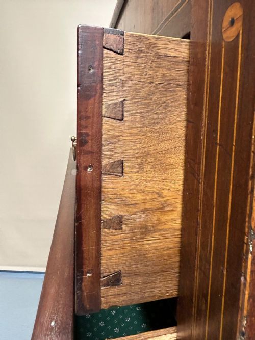 LARGE GEORGIAN MAHOGANY CHEST OF DRAWERS - ADDITIONAL PHOTO 7