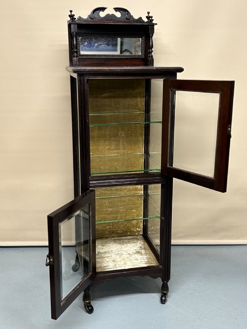 EDWARDIAN DISPLAY CABINET - ADDITIONAL PHOTO 1