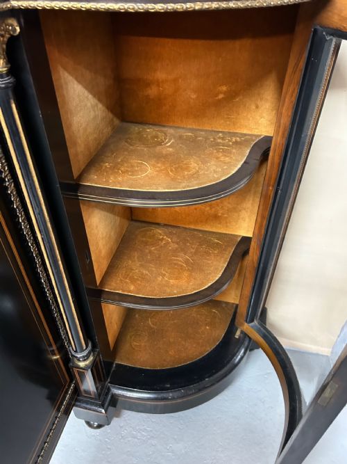 VICTORIAN EBONISED CREDENZA - ADDITIONAL PHOTO 11