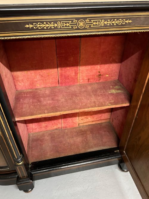 VICTORIAN EBONISED CREDENZA - ADDITIONAL PHOTO 12