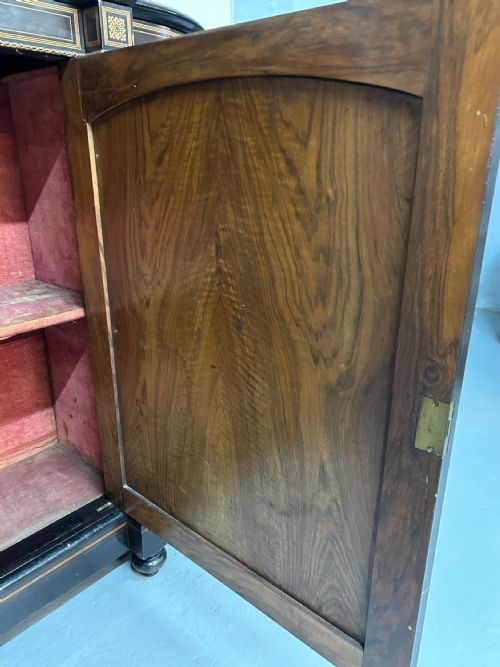 VICTORIAN EBONISED CREDENZA - ADDITIONAL PHOTO 13