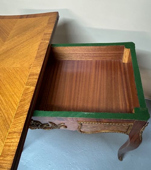 LOUIS XV STYLE FRENCH GAMES TABLE - ADDITIONAL PHOTO 4
