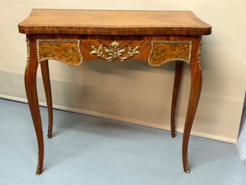 LOUIS XV STYLE FRENCH GAMES TABLE - ADDITIONAL PHOTO 8