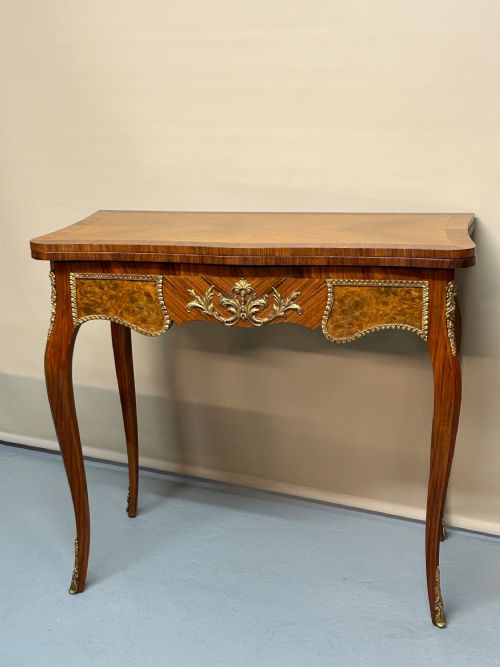 louis xv style french games table - CATEGORY: ANTIQUE TABLES - DATED 1920