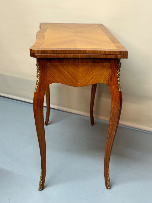 LOUIS XV STYLE FRENCH GAMES TABLE - ADDITIONAL PHOTO 1