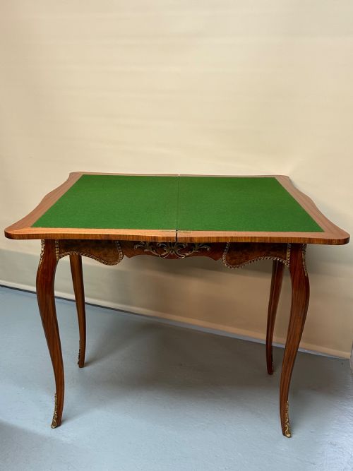 LOUIS XV STYLE FRENCH GAMES TABLE - ADDITIONAL PHOTO 3