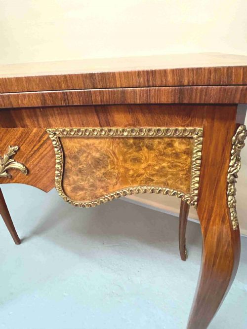 LOUIS XV STYLE FRENCH GAMES TABLE - ADDITIONAL PHOTO 7