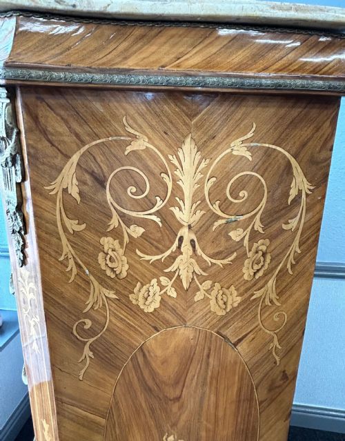 MARQUETRY INLAID 8 DRAWER CHEST - ADDITIONAL PHOTO 3