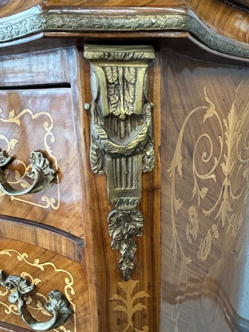 MARQUETRY INLAID 8 DRAWER CHEST - ADDITIONAL PHOTO 5