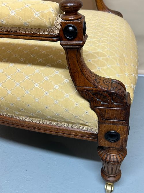 LADIES AND GENTLEMENS POLLARD OAK CHAIRS - ADDITIONAL PHOTO 2