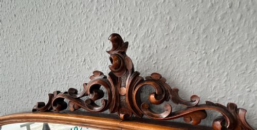 VICTORIAN WALNUT MARBLE TOP CHIFFONIER - ADDITIONAL PHOTO 4
