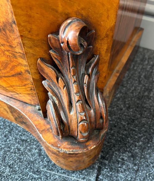 VICTORIAN WALNUT MARBLE TOP CHIFFONIER - ADDITIONAL PHOTO 7