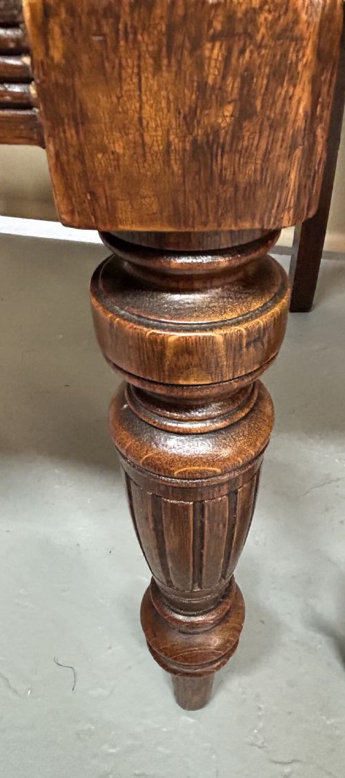 SET OF 6 OAK EDWARDIAN DINING CHAIRS - ADDITIONAL PHOTO 6