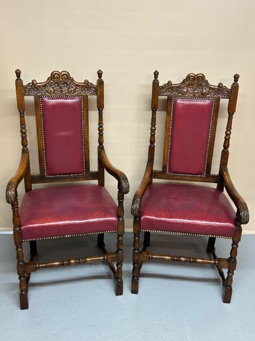 SET OF 10 OAK DINING CHAIRS - ADDITIONAL PHOTO 5