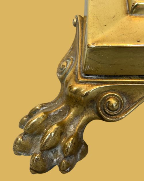 VICTORIAN BRASS CORINTHIAN COLUMN FLOOR LAMP - ADDITIONAL PHOTO 4