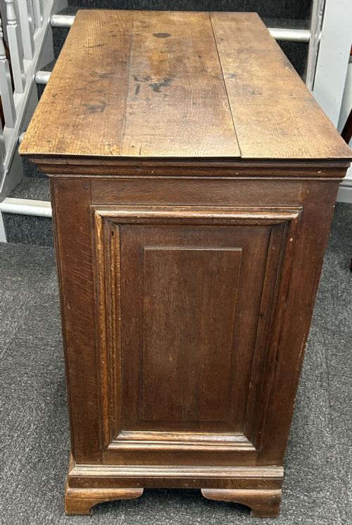 JACOBEAN OAK 18TH CENTURY CHEST OF DRAWERS - ADDITIONAL PHOTO 2