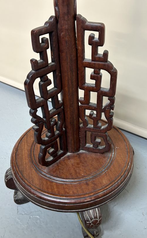 CARVED CHINESE DRAGON FLOOR LAMP - ADDITIONAL PHOTO 6