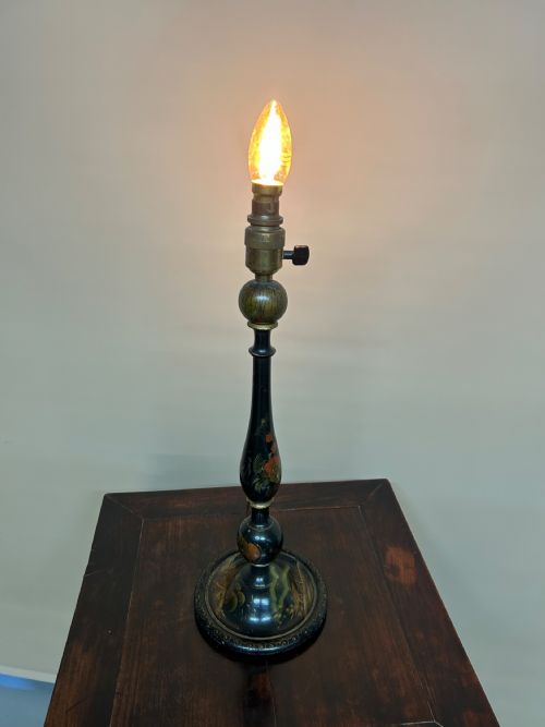 EDWARDIAN CHINOISERIE TABLE LAMP - ADDITIONAL PHOTO 1