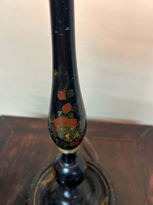 EDWARDIAN CHINOISERIE TABLE LAMP - ADDITIONAL PHOTO 3