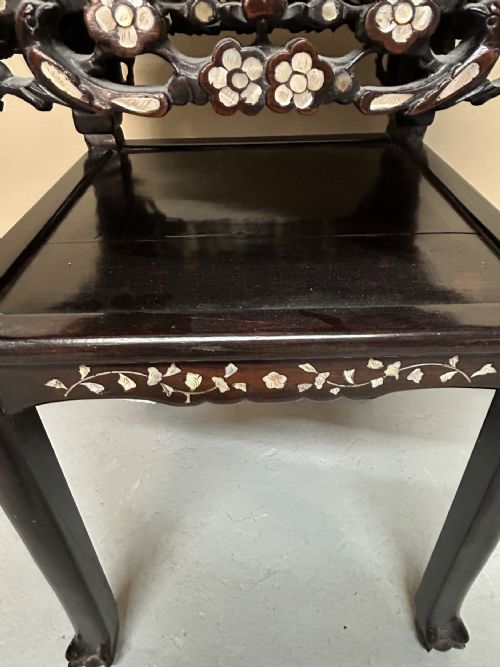 CHINESE MOTHER OF PEARL SIDE TABLE - ADDITIONAL PHOTO 6
