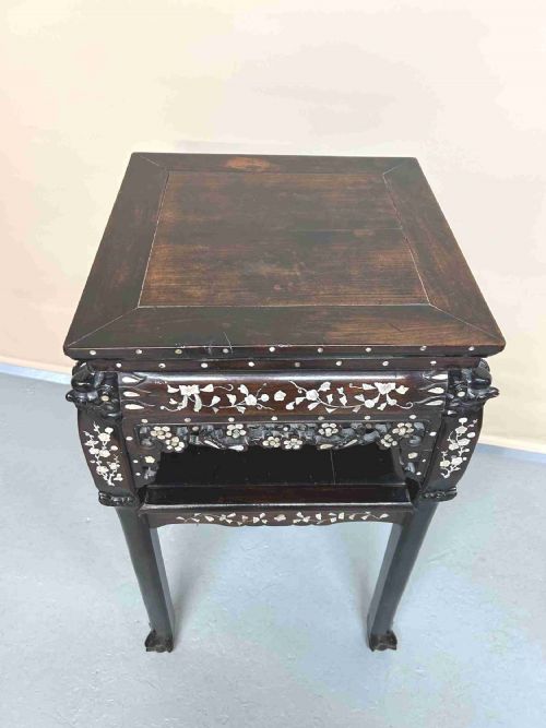 CHINESE MOTHER OF PEARL SIDE TABLE - ADDITIONAL PHOTO 7