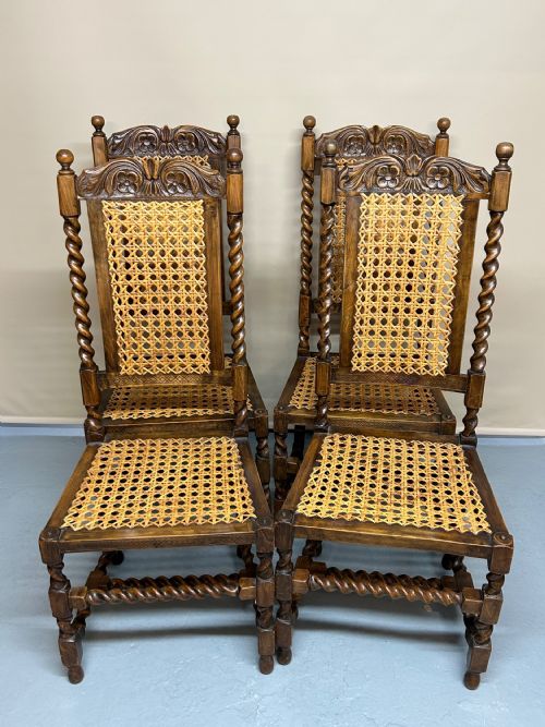 SET OF 6 BERGERE BACK AND SEAT DINING CHAIRS - ADDITIONAL PHOTO 3