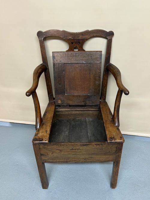 WELSH OAK BIBLE CHAIR - ADDITIONAL PHOTO 4