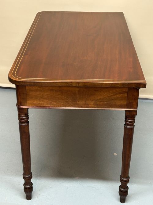 PAIR OF GEORGIAN MAHOGANY CONSOLE TABLES - ADDITIONAL PHOTO 1