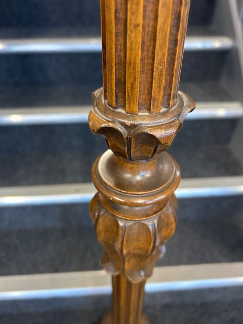 1920S CARVED FLOOR LAMP - ADDITIONAL PHOTO 3
