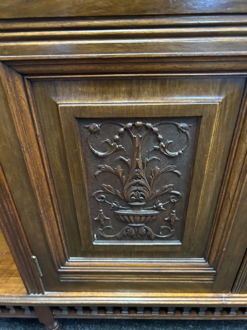 WALNUT EDWARDIAN SIDEBOARD - ADDITIONAL PHOTO 2