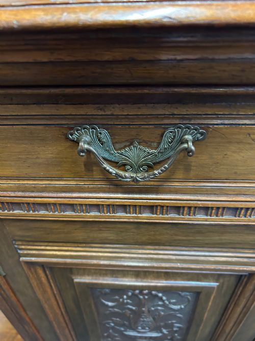 WALNUT EDWARDIAN SIDEBOARD - ADDITIONAL PHOTO 6