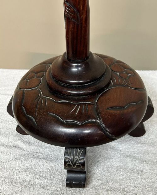 CHINESE CARVED DRAGON STAND - ADDITIONAL PHOTO 2