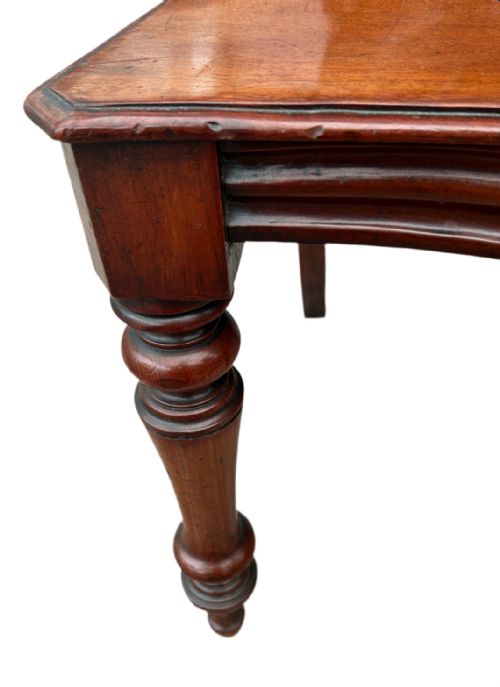 PAIR OF VICTORIAN MAHOGANY HALL CHAIRS - ADDITIONAL PHOTO 2