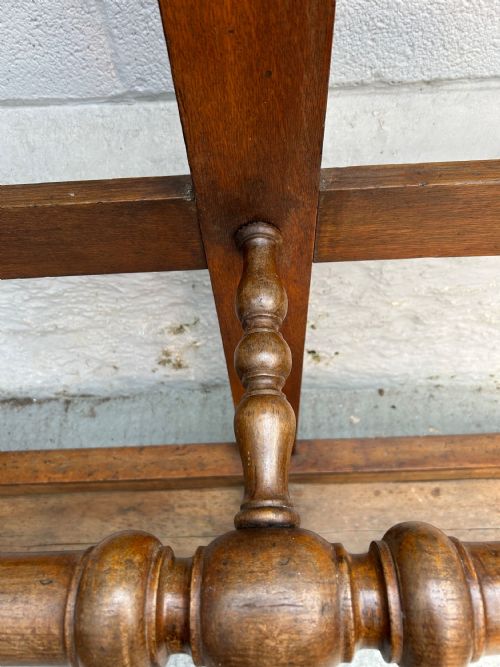VERY LARGE OAK HATCOATUMBRELLA STAND - ADDITIONAL PHOTO 2