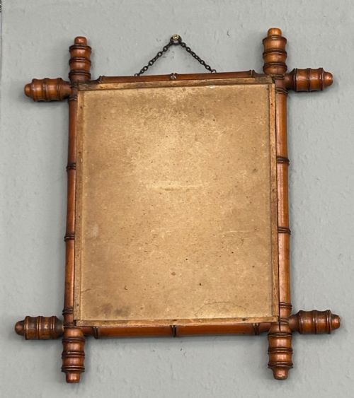 LARGE AND SMALL FRENCH FAUX BAMBOO MIRRORS - ADDITIONAL PHOTO 3