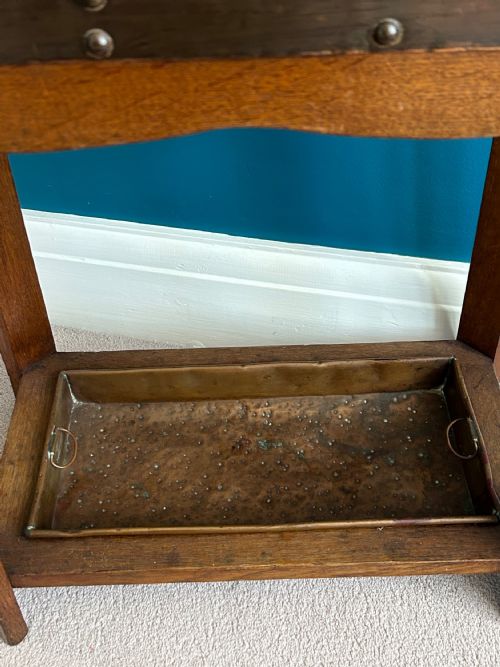 ARTS AND CRAFTS OAK STICK STAND - ADDITIONAL PHOTO 5