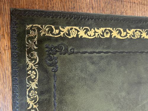 19TH CENTURY OAK WRITING DESK BY LAMB OF MANCHESTER - ADDITIONAL PHOTO 4